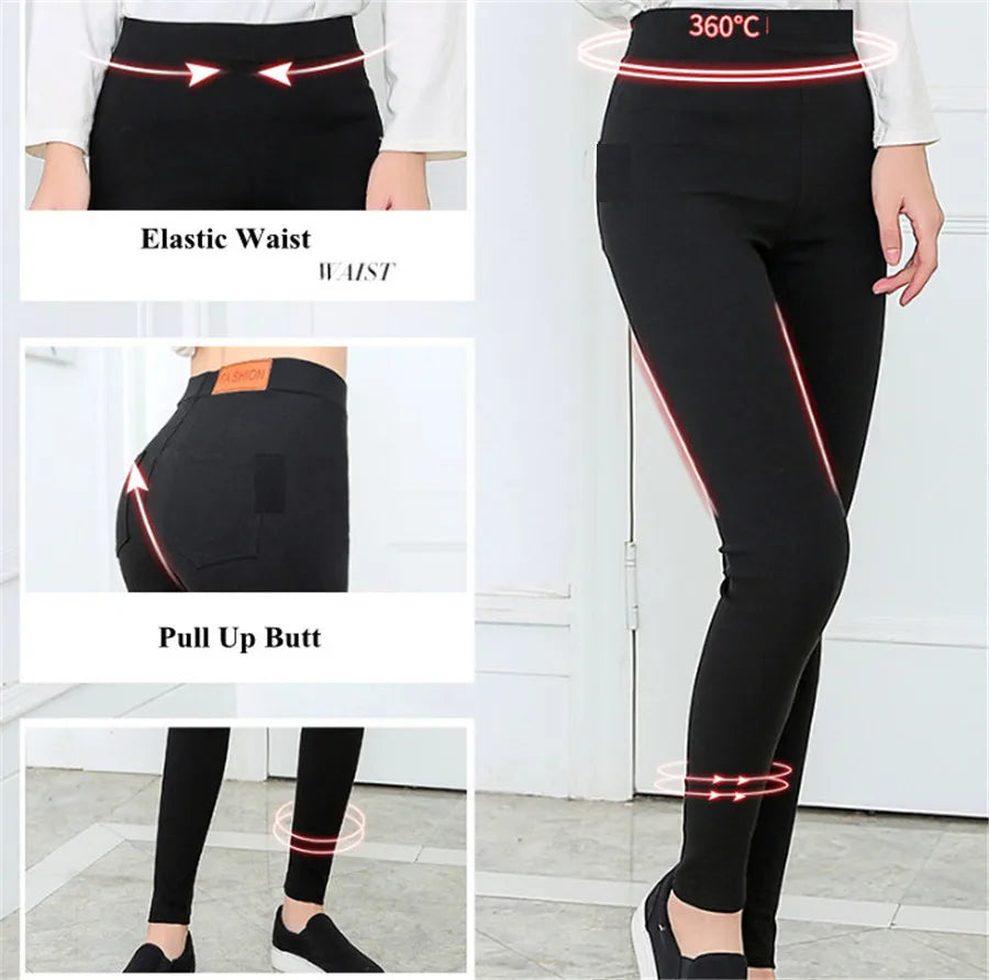 Women Stretchy Black Jeans Fashion  Super Comfy Stretch Denim 5 Pocket Jeans Pants Butt Lift Yoga XS 2XL 3XL Petite to Plus Size