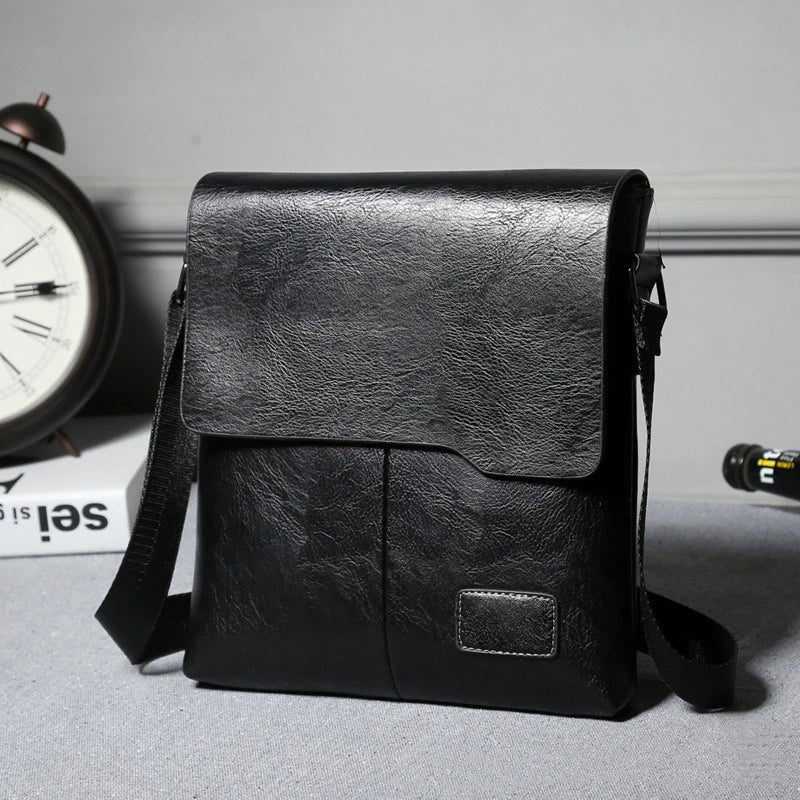 Newest Man Messenger Bag Men Pu Leather Shoulder Bags Business Crossbody Casual Bag Vintage Handbag Free Shipping