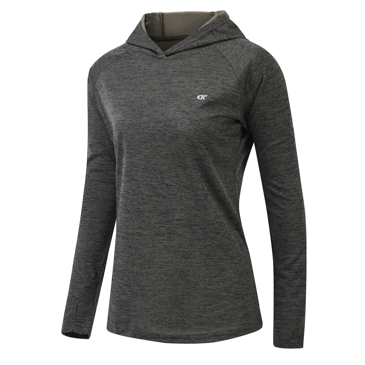 Women's UPF50+ Long Sleeve Running Hoodie T-shirts Sun/UV Protection Breathable Quick Dry T-Shirt Outdoor Sports Pullover